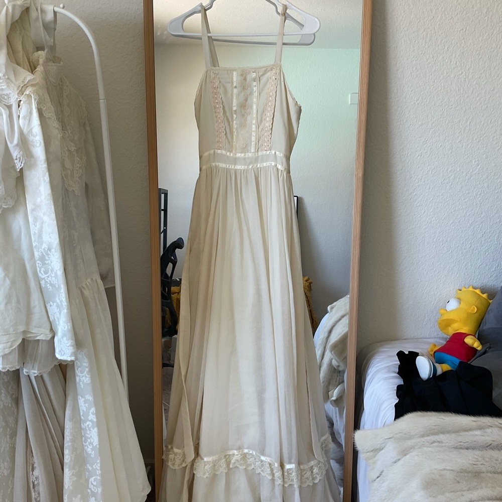 Gunne sax sleeveless maxi dress